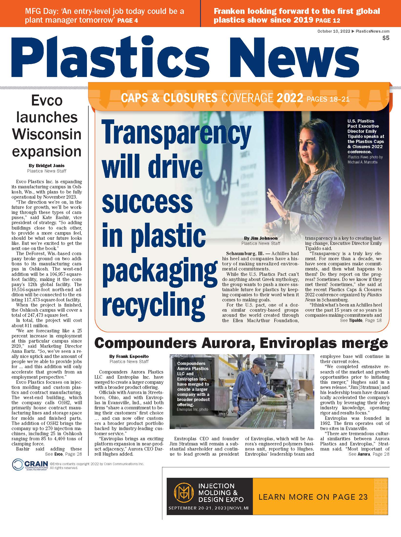 Digital Edition Plastics News