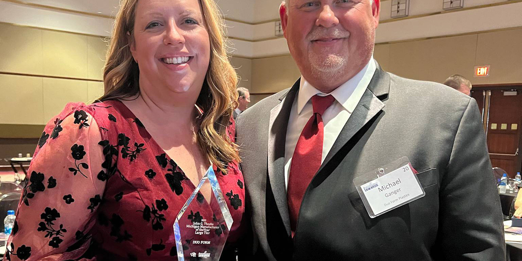Duo-Form named a 2022 Michigan Manufacturer of the Year - Vimarsana News