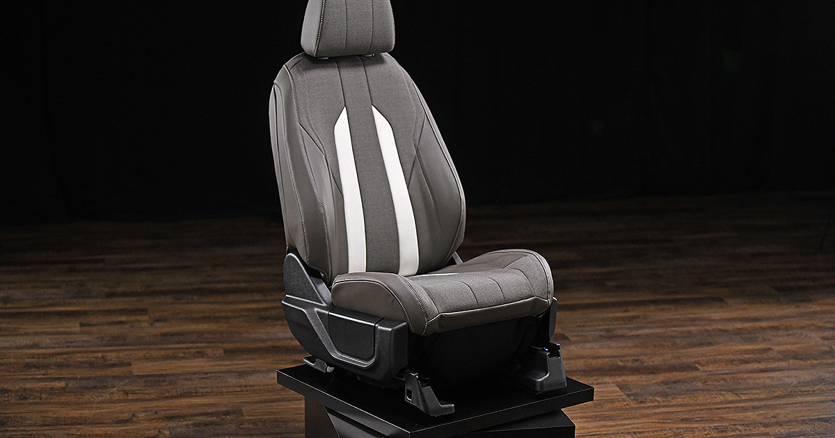 Magna unveils recyclable vehicle seating material Plastics News