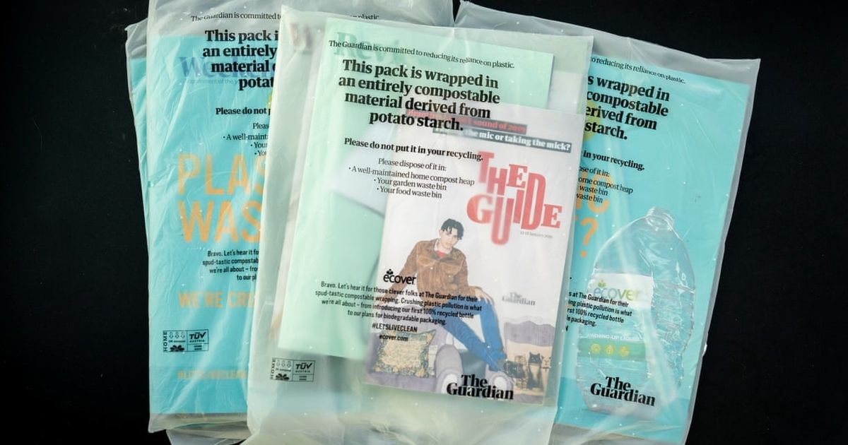 Guardiannewspaperswitchestostarchbasedbiodegradeablewrap