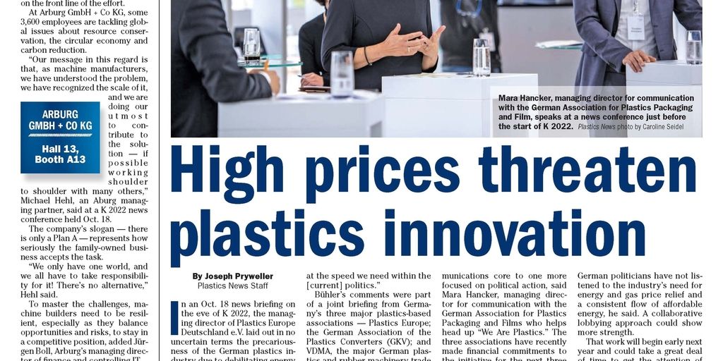 K show daily | Oct. 19, 2022 | Plastics News - Vimarsana News