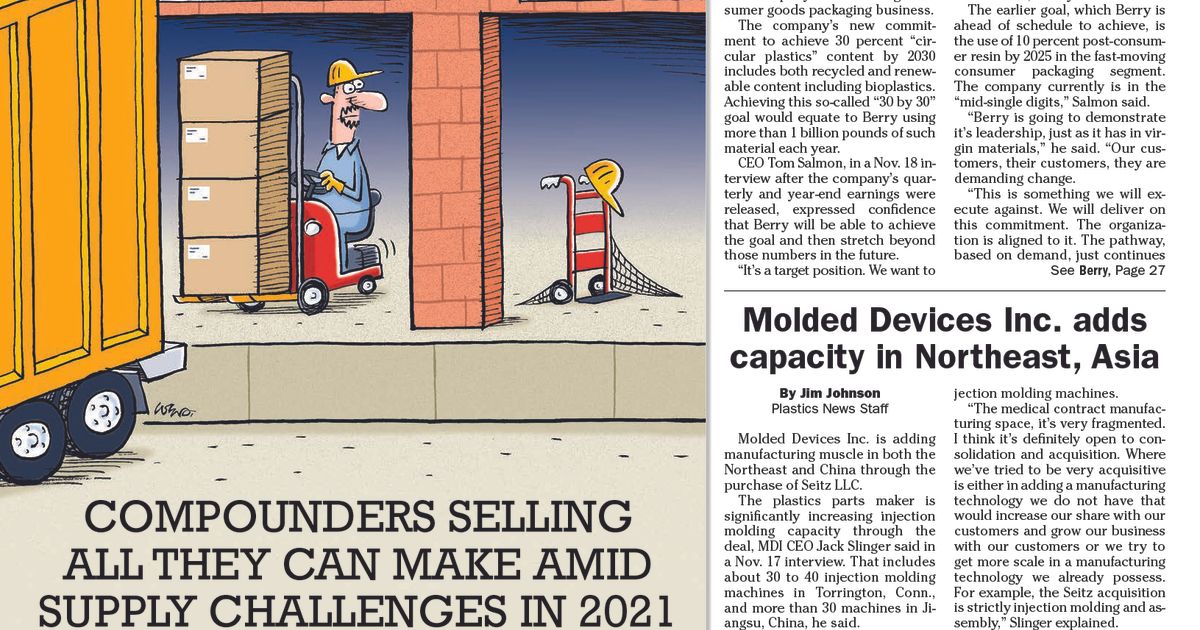 North American compounders Plastics News Nov. 22, 2021 Plastics News