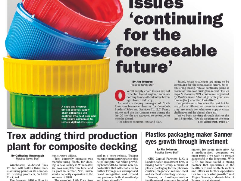 Digital edition Plastics News Nov. 1, 2021 Plastics News